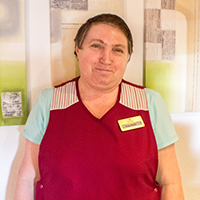 Frida Becker, Zimmerservice im Hotel Schmaus